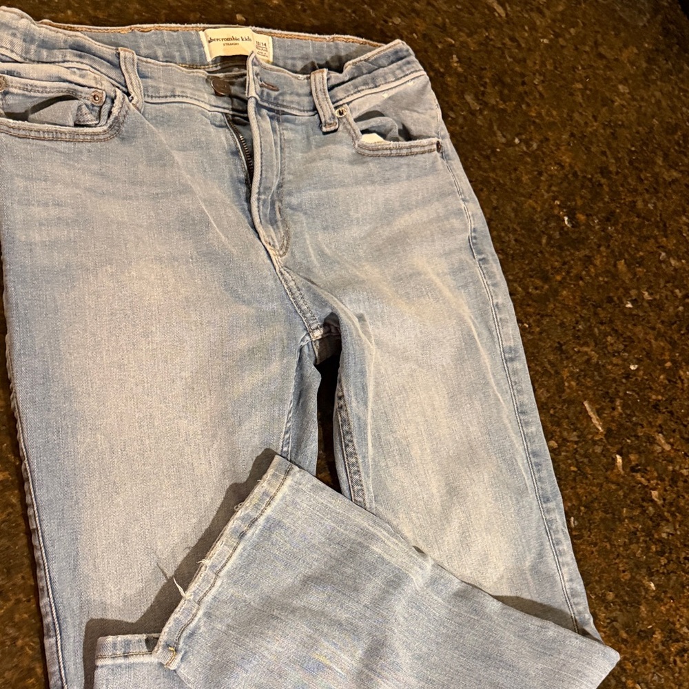Abercrombie Kids Light Blue Skinny Jeans